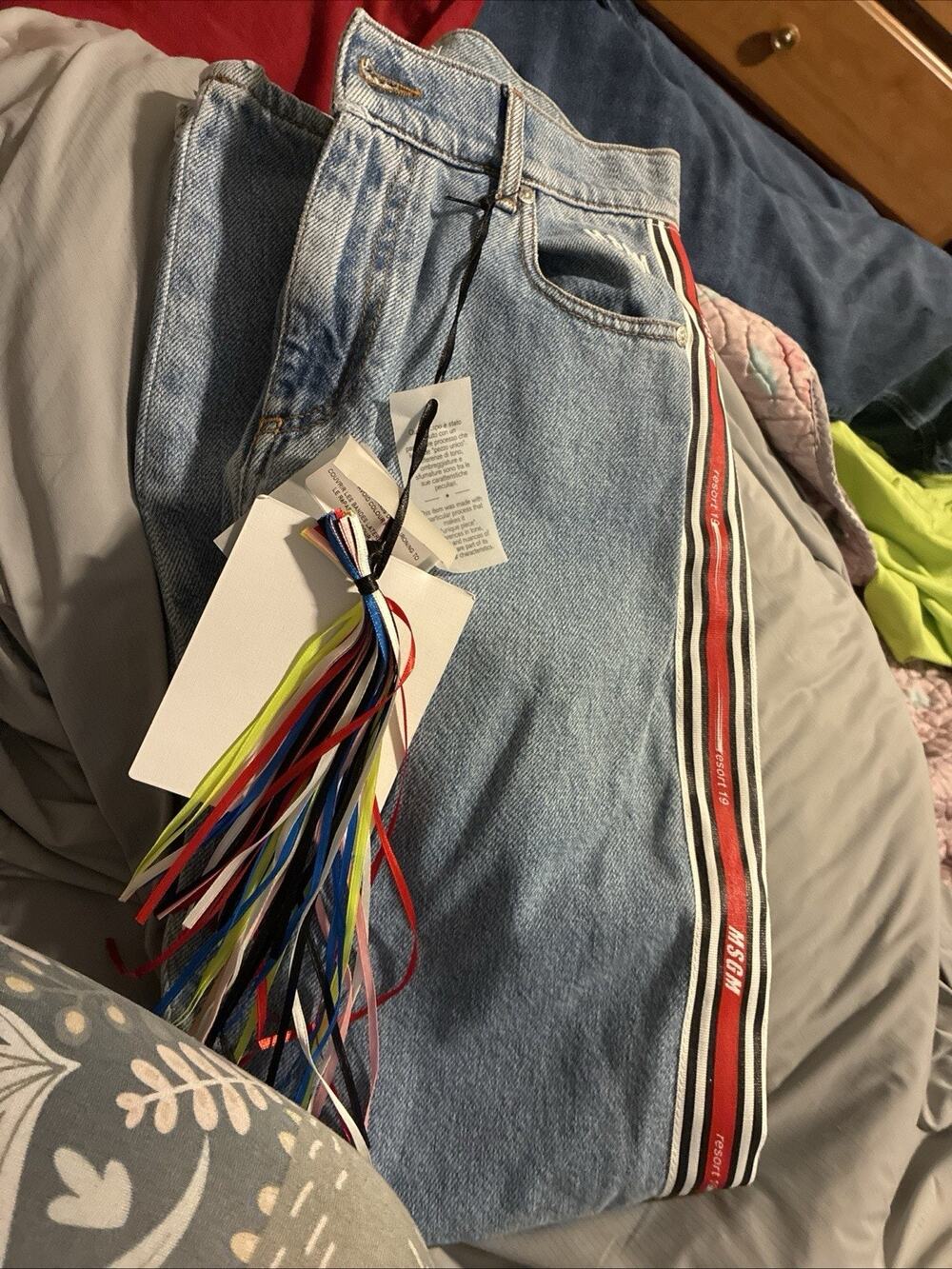 Nwt Msgm Jeans Italian Size 42 Us Size 26